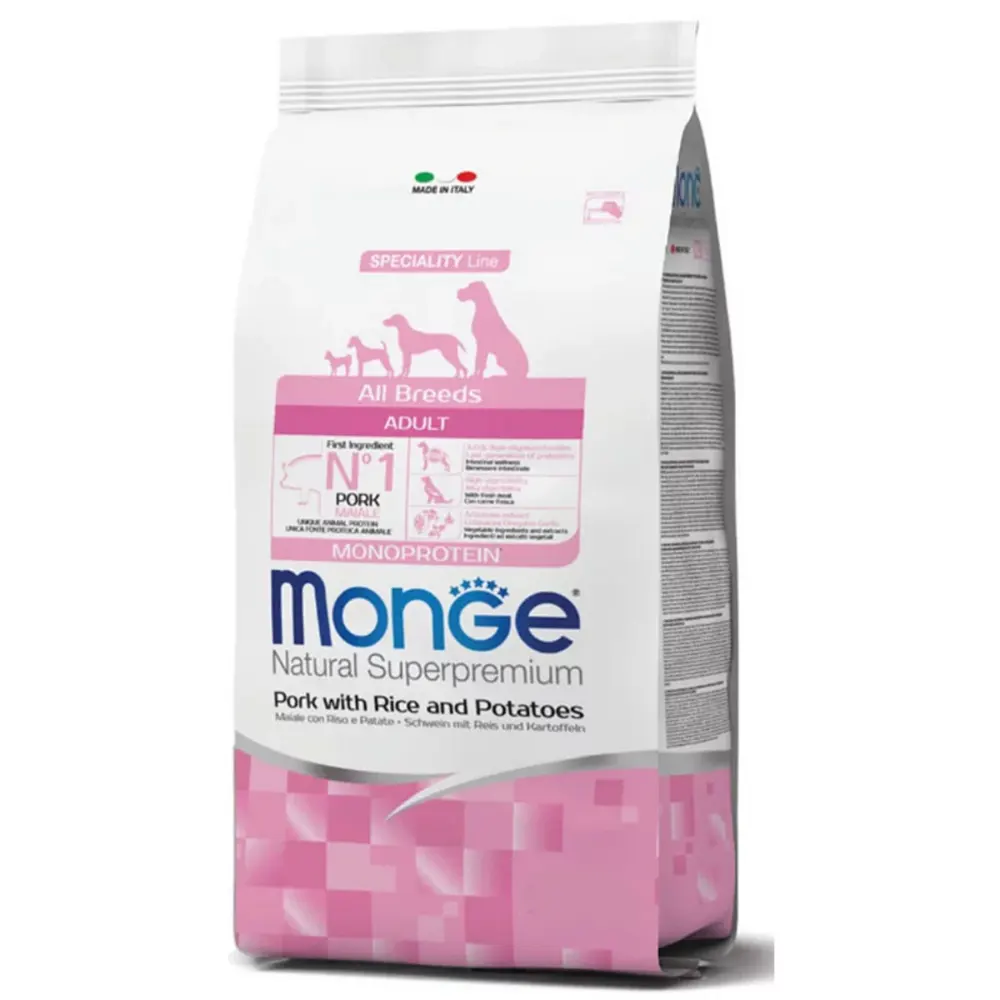 Monge monoprotein sertés kutyatáp 12kg