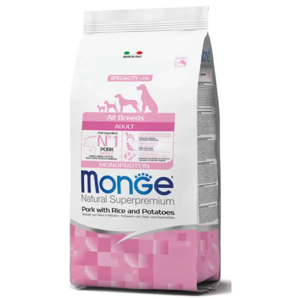 Monge monoprotein sertés kutyatáp 15kg