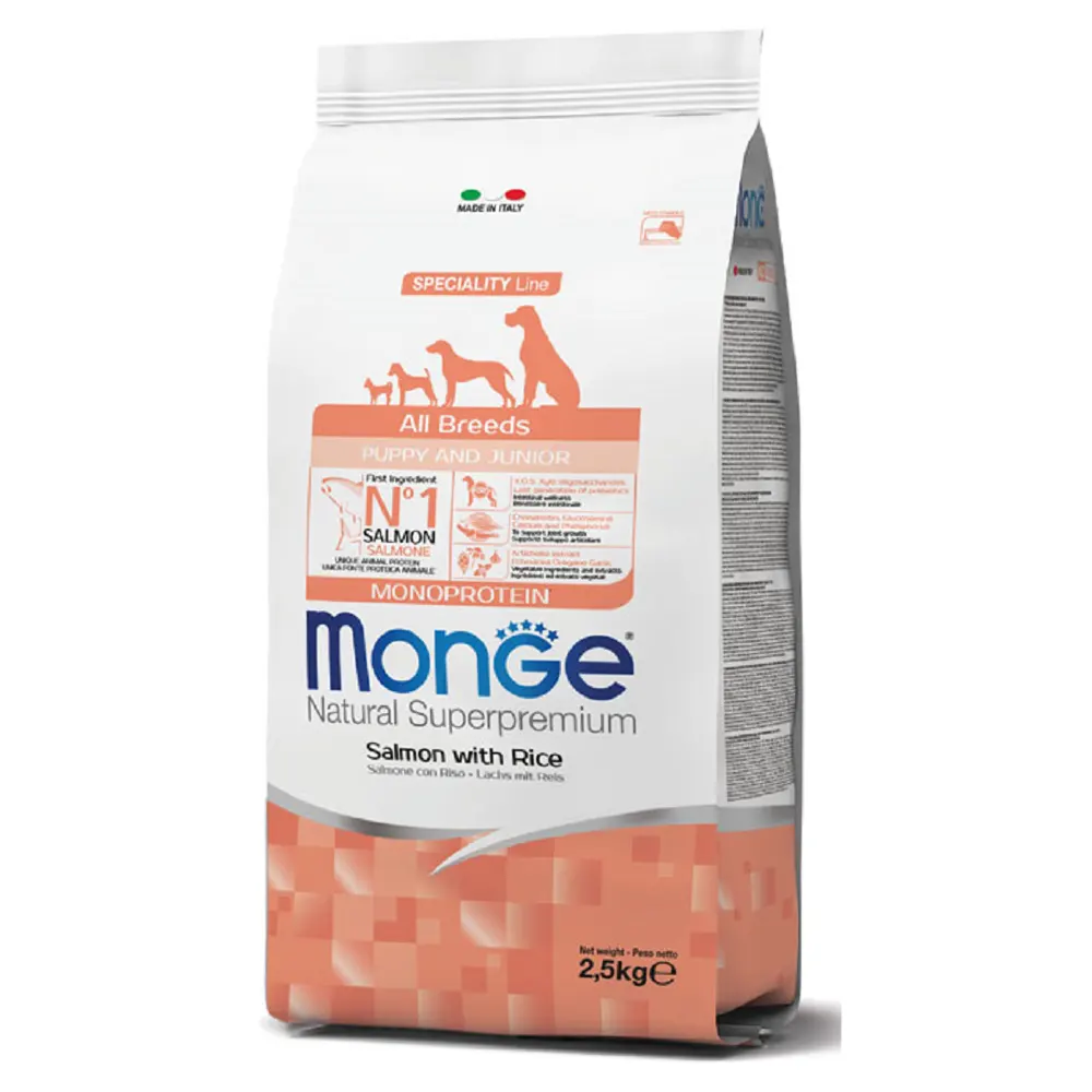 Monge puppy monoprotein lazac kutyatáp 2,5kg